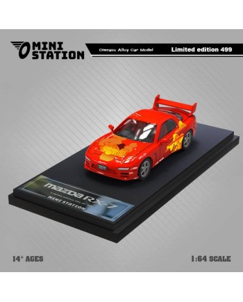 (預訂 Pre-order) Mini Station 1/64 RX-7 Orange Fast & Furious (Diecast car model) 限量499台 普通版