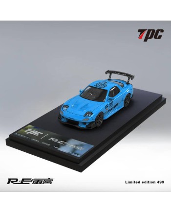 (預訂 Pre-order) TPC 1/64 Mazda RX7 (Diecast car model) 限量499台 藍色普通版