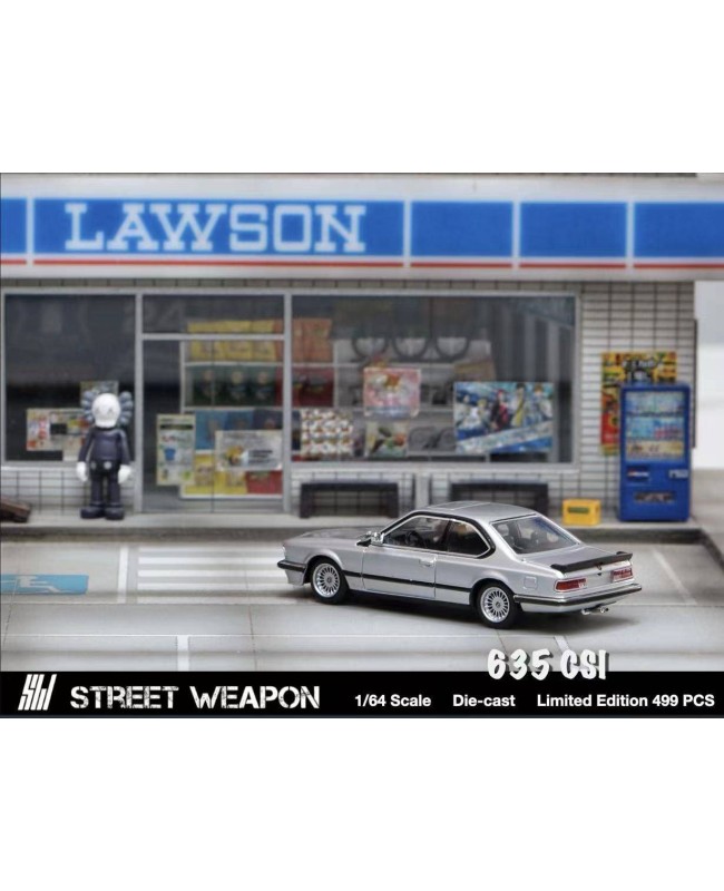 (預訂 Pre-order) Street Weapon 1:64 BMW 635CSI Silver (Diecast car model) 限量499台