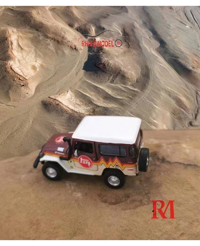 (預訂 Pre-order) Rhino Model RM  1:64 Land Cruiser FJ40 《極限競速：地平線 》（Forza Horizon) 遊戲 (Diecast car model) 限量699台 紅白