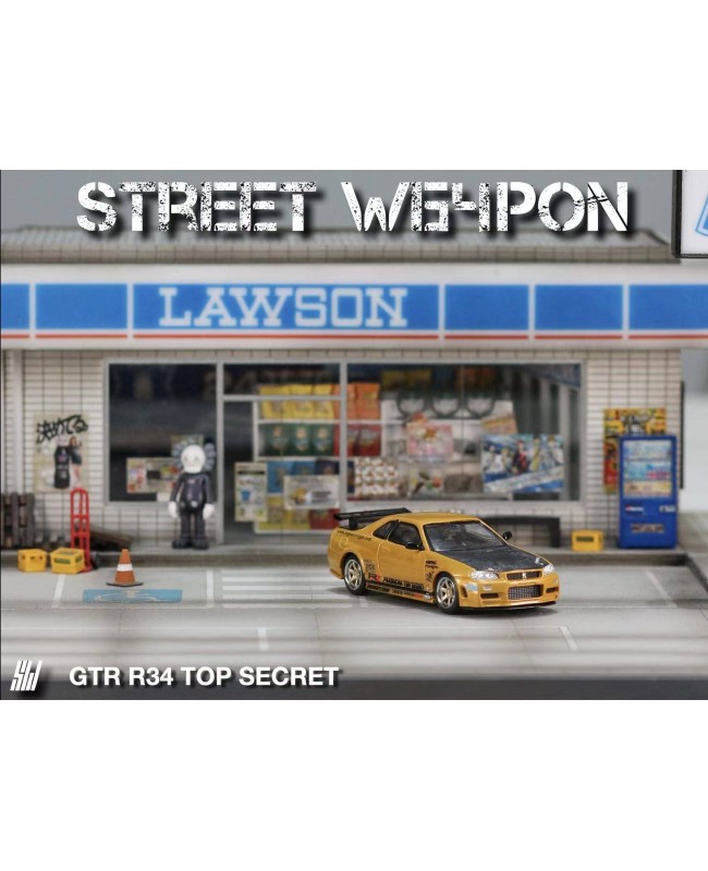 (預訂 Pre-order) SW 1/64 R34 TOP SECRET livery (Diecast car model) 限量599台