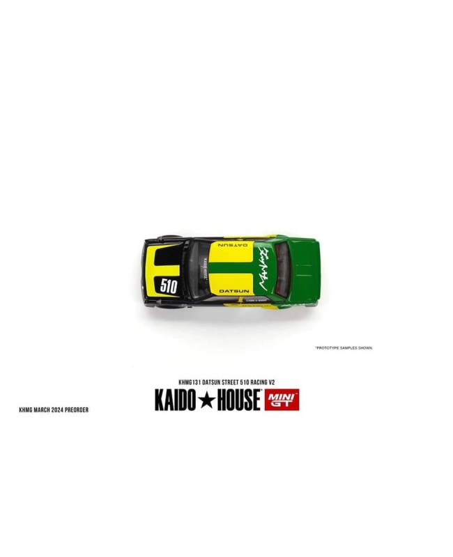 (預訂 Pre-order) Kaidohouse x MINI GT KHMG131 Datsun Street 510 Racing V2 (Diecast car model)