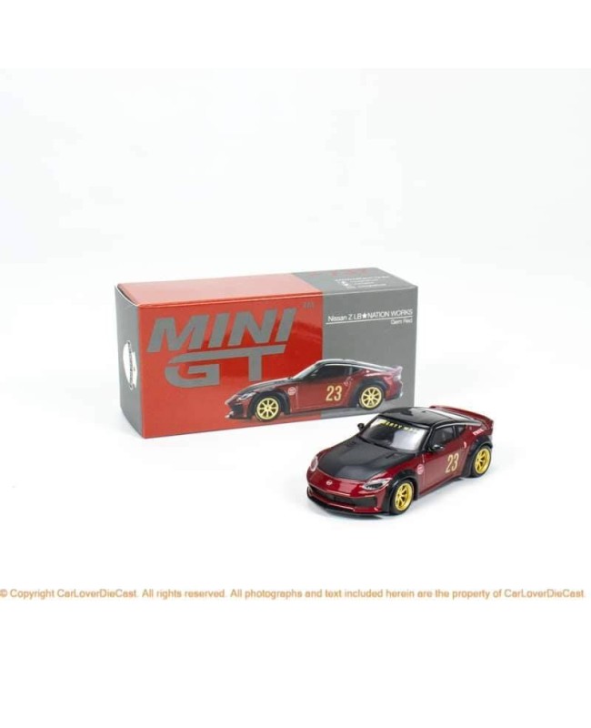 (預訂 Pre-order) Mini GT x CLDC Exclusive Nissan ZLB Nation Works Diecast Car Model (With Book) 繁體版