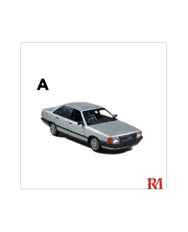 (預訂 Pre-order) Rhino Model RM 1/64 Audi 100 C3 1989 sedan (Diecast car model) 限量999台 Silver