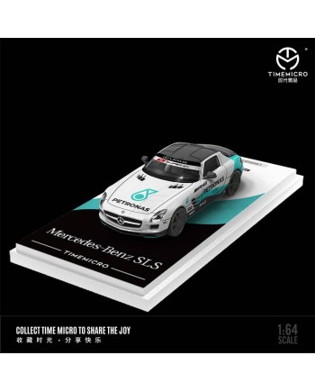 (預訂 Pre-order) TimeMicro 1:64 Mercedes-Benz SLS PETRONAS LIVERY (Diecast car model) 限量999台 普通版
