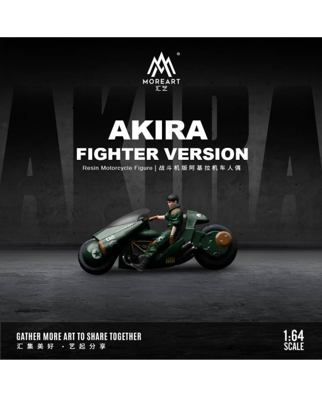 (預訂 Pre-order) MoreArt 1:64 AKIRA RESIN MOTORCYCLE FIGURE FIGHTER VERSION  MO222038