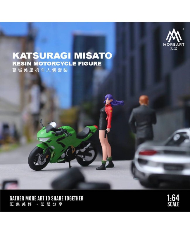(預訂 Pre-order) MoreArt 1/64 Katsuragi Misato resin motorcycle figure MO222039