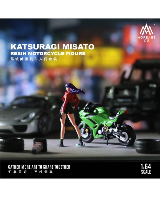 (預訂 Pre-order) MoreArt 1/64 Katsuragi Misato resin motorcycle figure MO222039