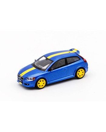 (預訂 Pre-order) DCT 1/64 Volvo C30 (Diecast car model) Blue (yellow bar) LL-017-114