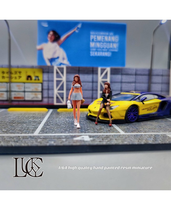 (預訂 Pre-order) Lucky Studio 1/64 car show girls duo LK2024040209