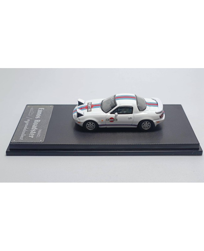 (預訂 Pre-order) MC 1/64  EUNOS ROADSTER NA6CE White Martini Livery (Diecast car model)