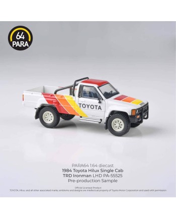 (預訂 Pre-order) PARA64 1/64 PA-55525 1984 Toyota Hilux Single Cab - TRD Ironman LHD (Diecast car model)