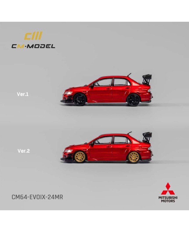 (預訂 Pre-order) CM Model 1/64 CM64-EVOIX-24MR  1/64 Mitsubishi Lancer Evoix Metallic red (Diecast car model)