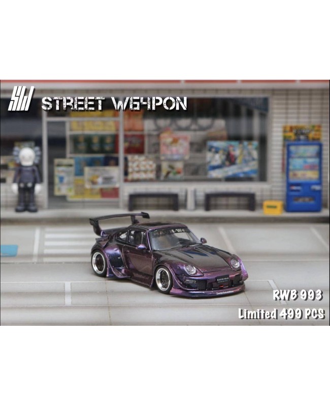 (預訂 Pre-order) SW 1/64 RWB 993 (Diecast car model) 限量499台 Chameleon Ducktail