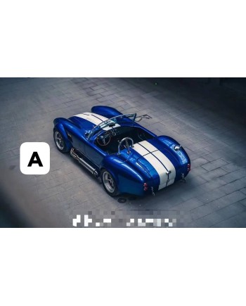 (預訂 Pre-order) Fine works64 1/64 Ford Shelby 427 Convertible (Diecast car model) 限量599台 Blue