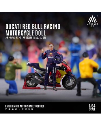 (預訂 Pre-order) MoreArt 1/64 DUCATI RACING MOTORCYCLE DOLL RED BULL MO222040