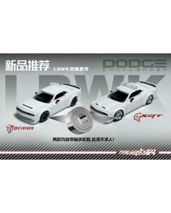 (預訂 Pre-order) Fine works64 1/64 Dodge demon (限量599台) (Diecast car model) Silver