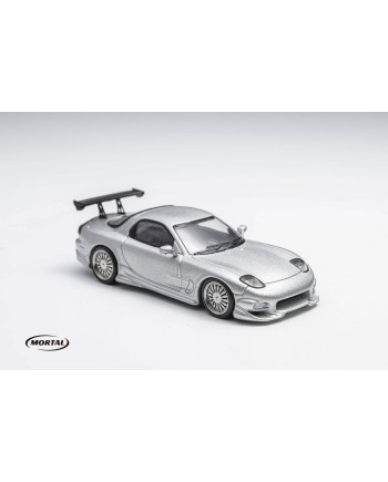 (預訂 Pre-order) Mortal 1/64 mazda RX7  Veilside (Diecast car model) Silver
