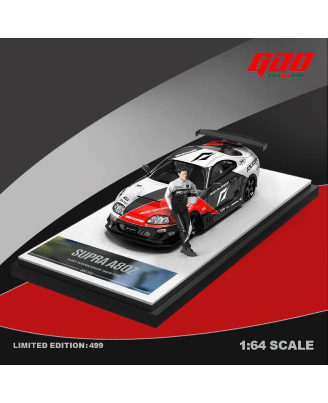 (預訂 Pre-order) GDO Hunter x TM 1/64 SUPRA A80Z Need for Speed DRIFT (Diecast car model) 人偶版