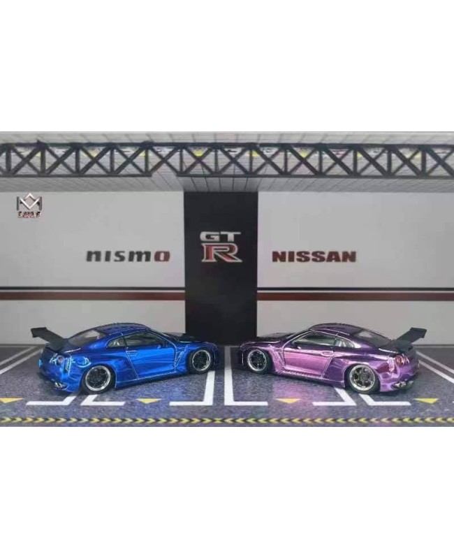 (預訂 Pre-order) LMLF 1/64 Nissan GTR35 Rocket Bunny (Diecast car model) 限量500台 Chrome Purple