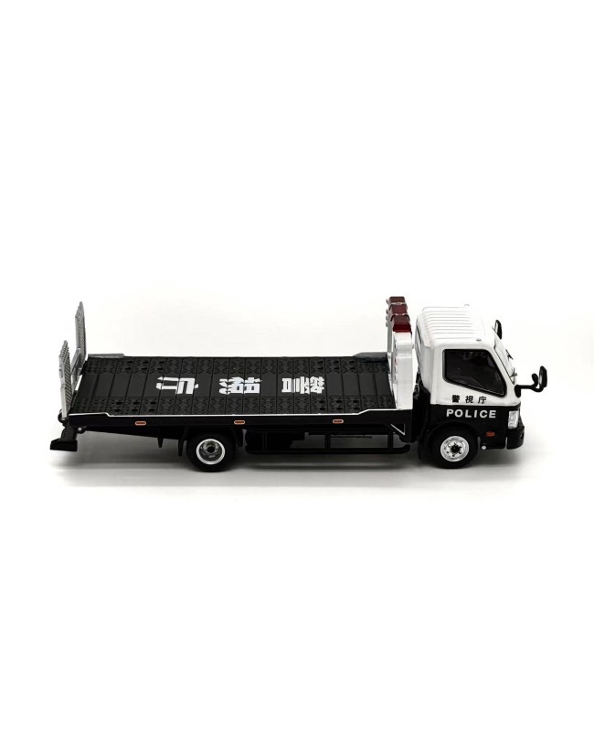 (預訂 Pre-order) Unique Model 1/64 Hino 300 Dutro trailer (Diecast car model) 限量500台 Police Department