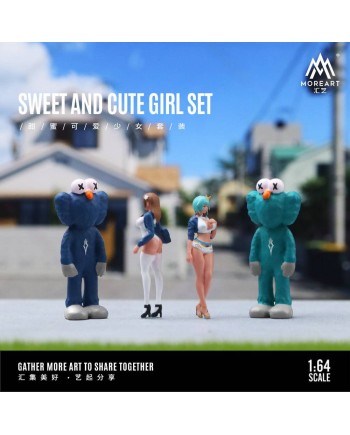 (預訂 Pre-order) MoreArt 1/64 SWEET AND CUTE GIRL SET MO223008