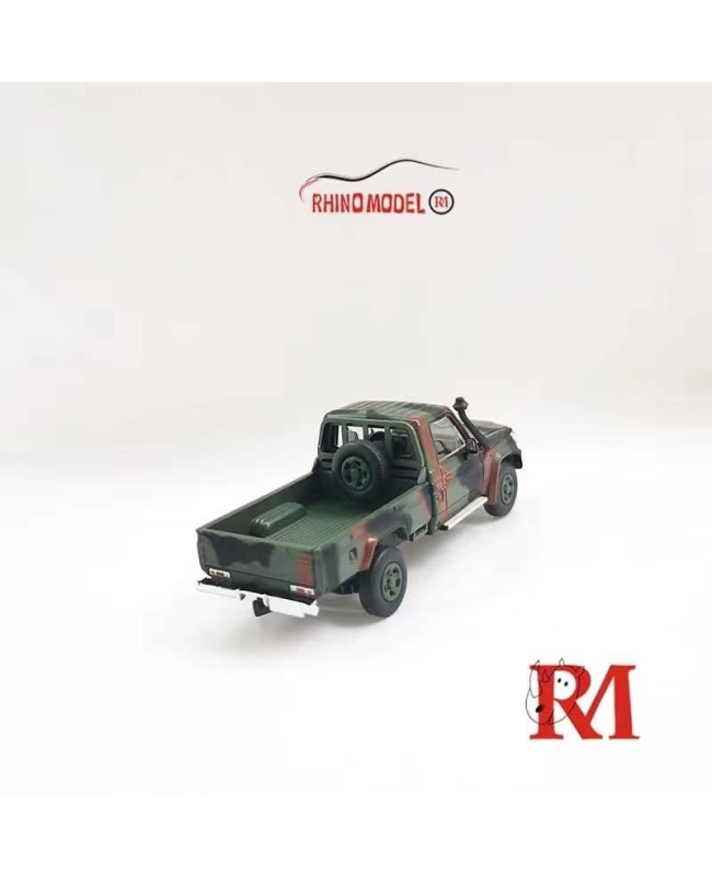 (預訂 Pre-order) Rhino Model RM 1:64  LC79 armed pickup (Diecast car model) RM64-AP-03 軍綠色 迷彩機蓋後備箱可開關