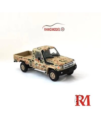 (預訂 Pre-order) Rhino Model RM 1:64  LC79 armed pickup (Diecast car model) RM64-AP-05  沙色 迷彩機蓋後備箱可開關