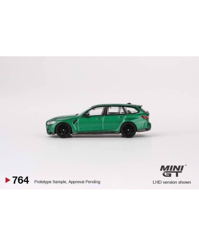 (預訂 Pre-order) MINI GT 1/64 MGT00764-R BMW M3 Competition Touring Isle of Man Green Metallic (Diecast car model)