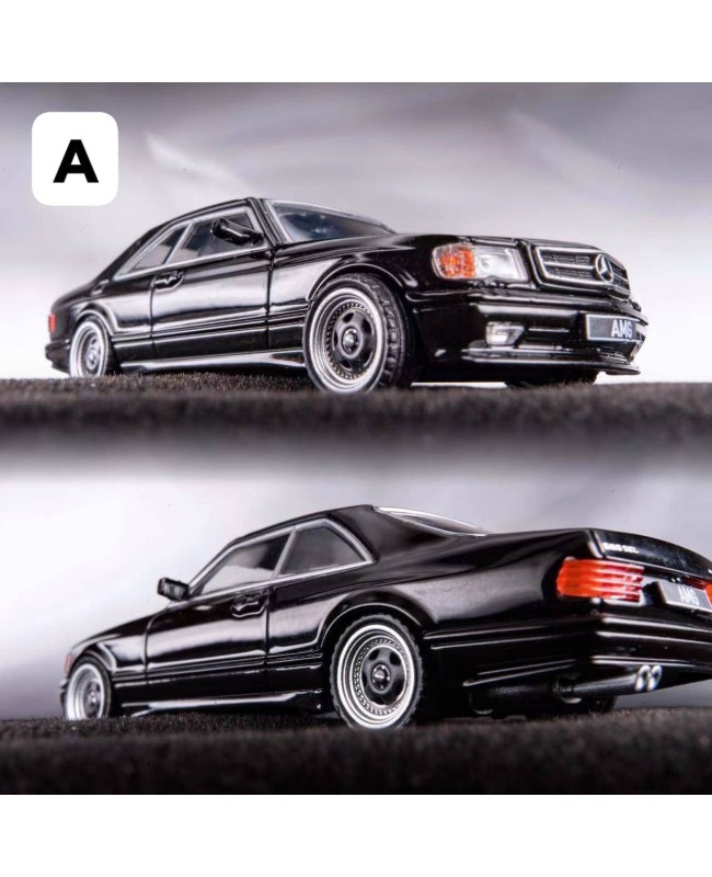 (預訂 Pre-order) Rhino Model RM 1:64 Mercedes-Benz 560 SEC AMG  (W126) (Diecast car model) Black