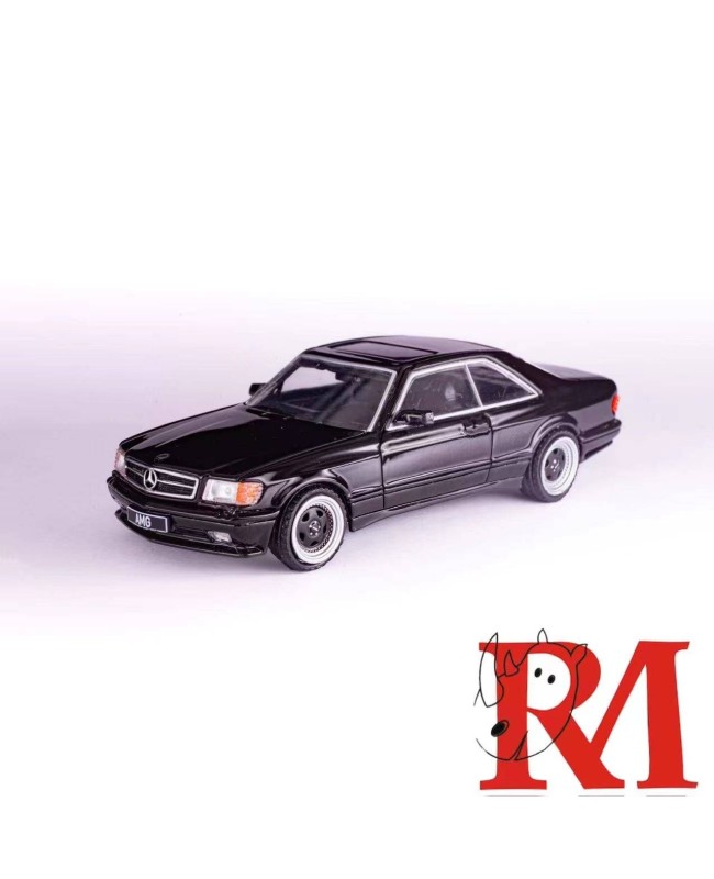 (預訂 Pre-order) Rhino Model RM 1:64 Mercedes-Benz 560 SEC AMG  (W126) (Diecast car model) Black