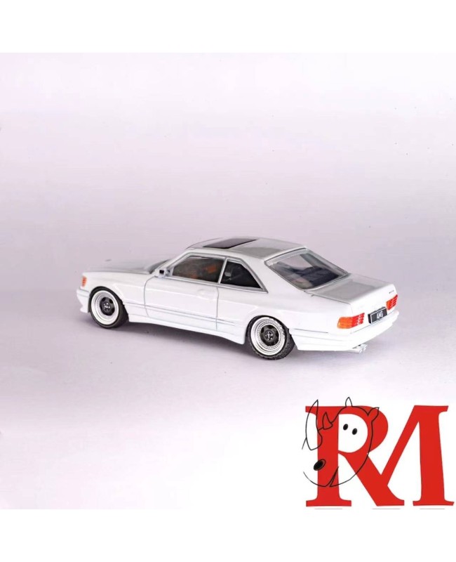 (預訂 Pre-order) Rhino Model RM 1:64 Mercedes-Benz 560 SEC AMG  (W126) (Diecast car model) White