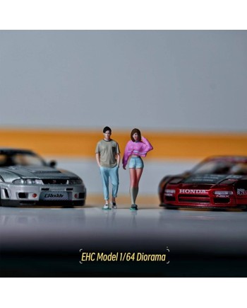 (預訂 Pre-order) EHC Model 1/64 car shopping couple EHC2024041803