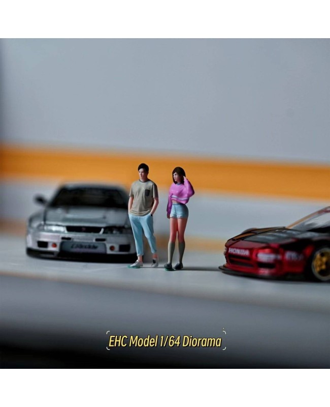 (預訂 Pre-order) EHC Model 1/64 car shopping couple EHC2024041803