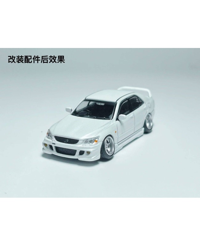 (預訂 Pre-order) Fine works64 1/64  Lexus IS200 (Diecast car model) Pearl White (限量499台)
