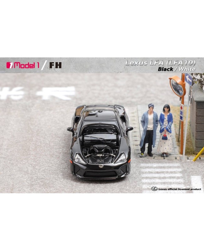 (預訂 Pre-order) Focal Horizon FH x Model One 1/64 Lexus LFA(LFA10) (Diecast car model) 限量999台 Black 黑色