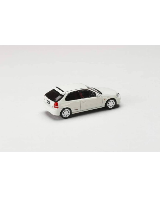 (預訂 Pre-order) JDM64 1/64 Honda CIVIC TYPE R (EK9) (Diecast car model) HJDM001-1  :  Championship white