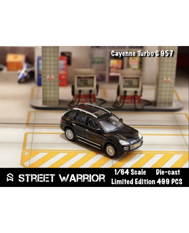 (預訂 Pre-order) SW 1/64 Cayenne Turbo S 957 (Diecast car model) 限量499台 Black