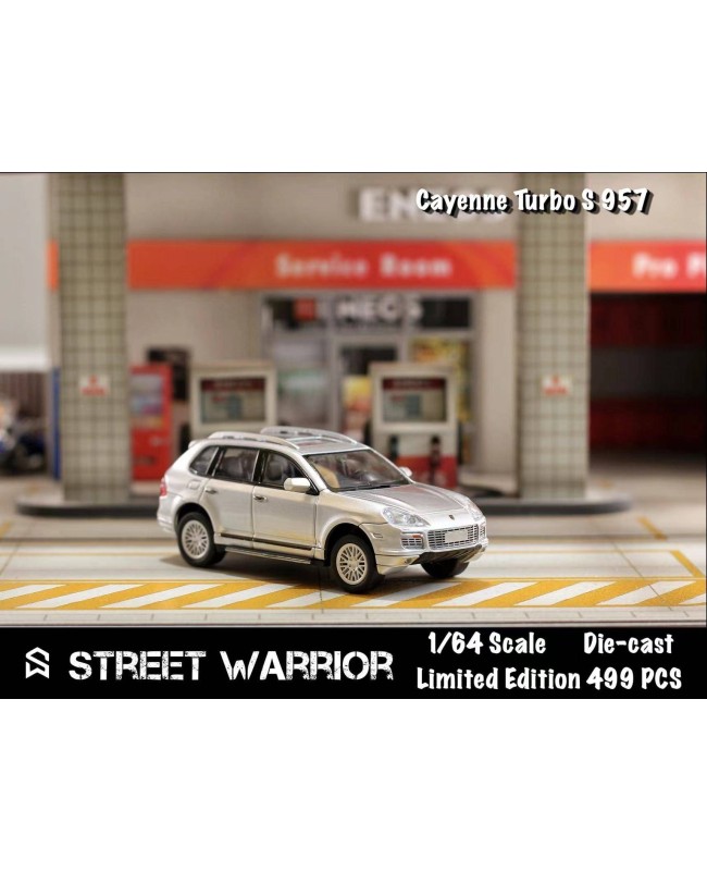 (預訂 Pre-order) SW 1/64 Cayenne Turbo S 957 (Diecast car model) 限量499台 Silver