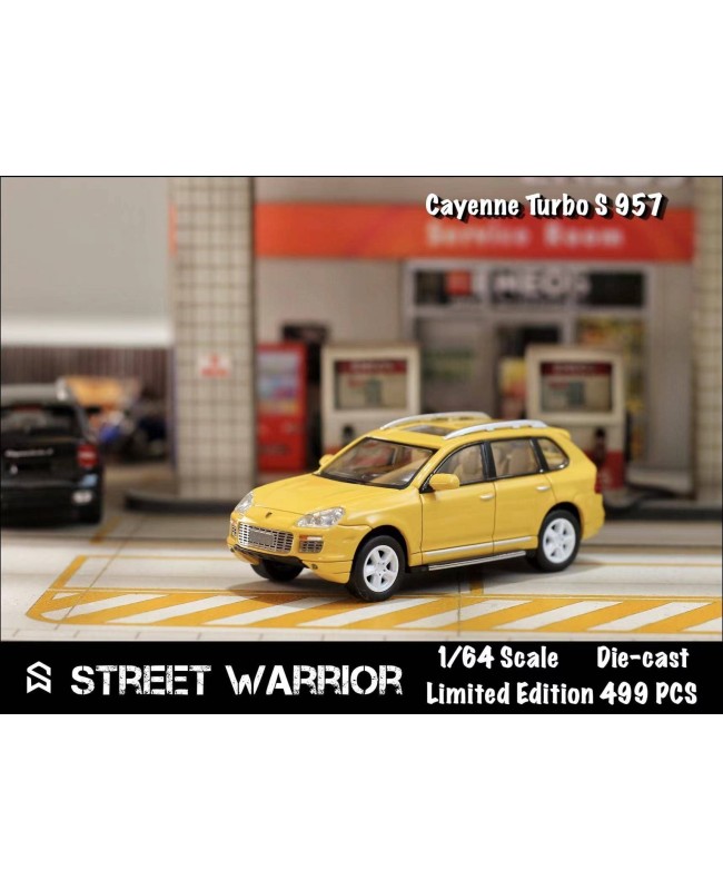 (預訂 Pre-order) SW 1/64 Cayenne Turbo S 957 (Diecast car model) 限量499台 Yellow