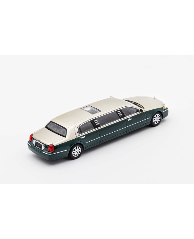(預訂 Pre-order) GCD 1/64 Extended Lincoln LHD (Diecast car model) 限量500台 Champagne gold and dark green KS-055-220