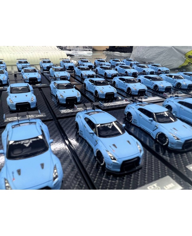 (預訂 Pre-order) 404 Error 1/64 GTR R35 matte navy blue (Resin car model) 限量299台