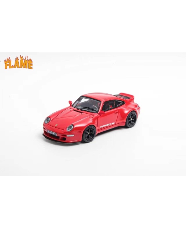 (預訂 Pre-order) Flame 1/64 Porsche 911 Gunther Werks 400R (Resin car model) 限量299台 Solan Red