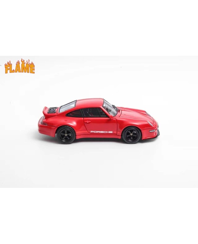 (預訂 Pre-order) Flame 1/64 Porsche 911 Gunther Werks 400R (Resin car model) 限量299台 Solan Red