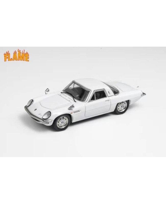 (預訂 Pre-order) Flame 1/64 MAZDA 1967 COMSO Sport (Diecast car model) 限量599台 White (original)