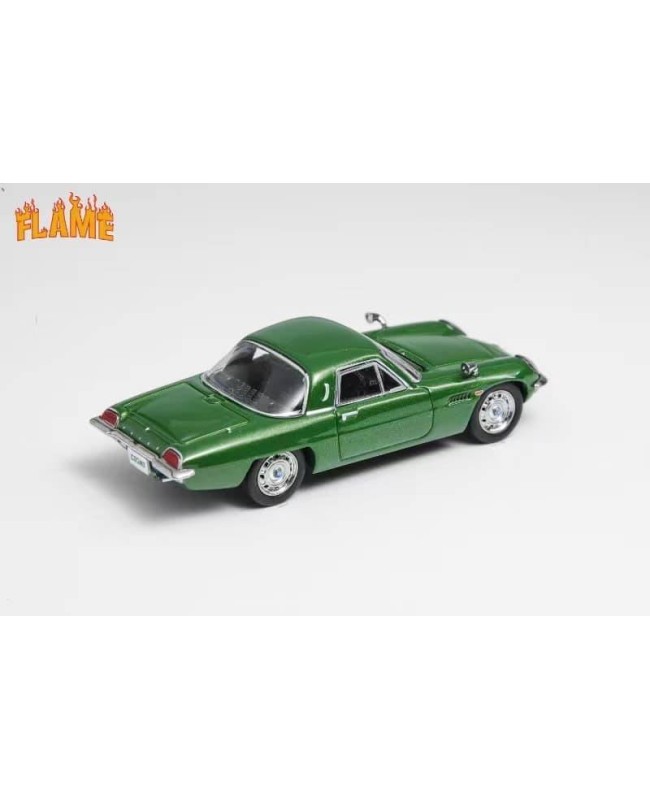 (預訂 Pre-order) Flame 1/64 MAZDA 1967 COMSO Sport (Diecast car model) 限量599台 Metallic green (original)