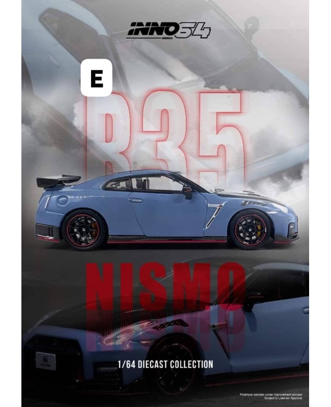 (預訂 Pre-order) Inno64 1/64 IN64-R35NSE-STGR NISSAN GT-R (R35) NISMO SPECIAL EDITION 2022 Stealth Gray (Diecast car model)