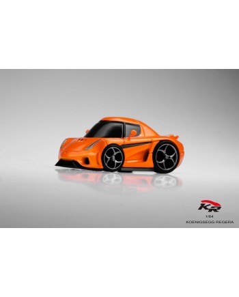 (預訂 Pre-order) KR 1/64 KOENIGSEGG REGERA  Q car (Resin car model) 限量299台 Orange