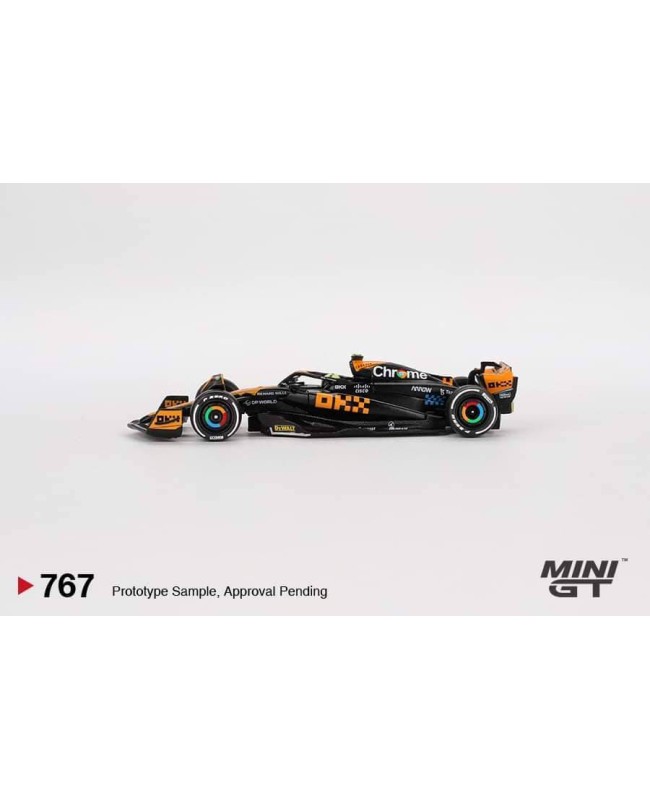 (預訂 Pre-order) MiniGT 1/64 MGT00767-L McLaren MCL60 #4  Lando Norris  2023 F1  2023 Japanese GP 2nd Place (Diecast car model)
