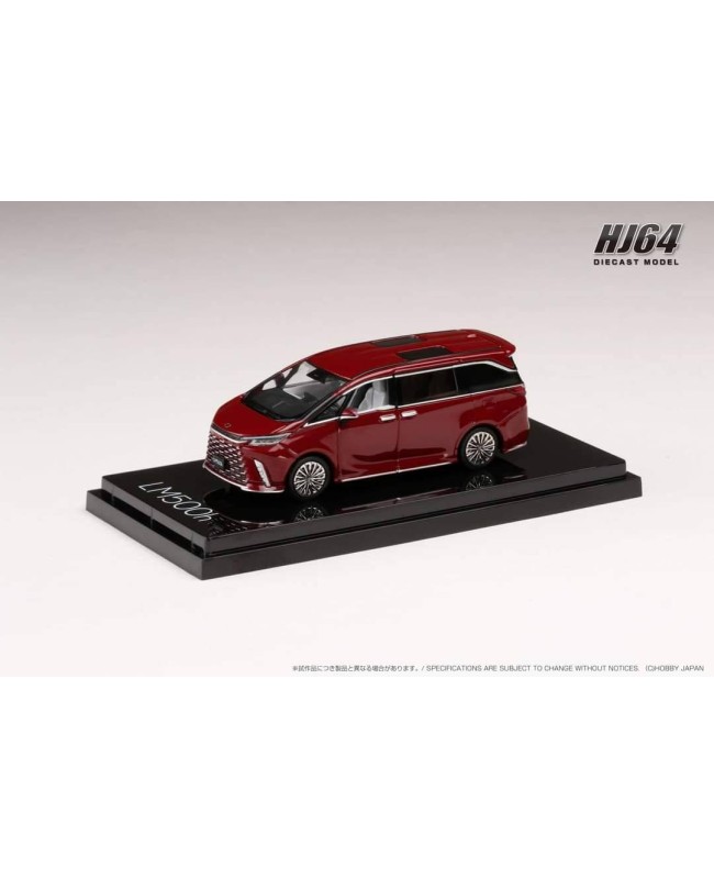 (預訂 Pre-order) Hobby JAPAN 1/64 LEXUS LM500h (LHD) /4 Seater (Diecast car model) HJ641076BR : SONIC AGATE